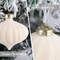 Flocked Ornaments for Christmas Tree Decorations - 28pcs Cream Velvet Ball Ornament for Xmas Holiday Decor - Plastic Shatterproof Christmas Ornaments Bulk Visit the VTYEPOU Store